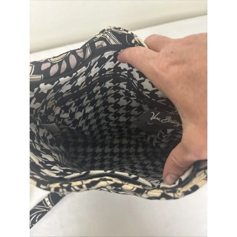 Vera Bradley Midnight Paisley Hipster Crossbody Shoulder Bag Purse Adjustable